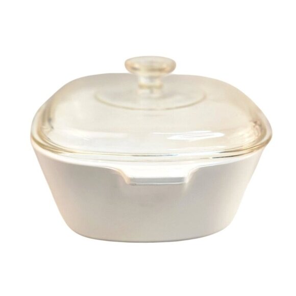 Corning Ware Blue Cornflower 2.5 Quart Casserole Dish With Pyrex Glass Lid Cookw - Picture 2 of 12